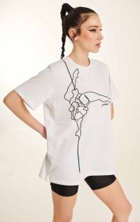 T-Shirt Supreme Poledancer Blanc - Paradise Chick