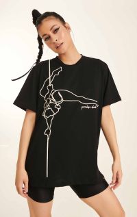 T-Shirt Supreme Poledancer Noir- Paradise Chick